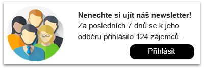 Ukázka notifikace - newsletter